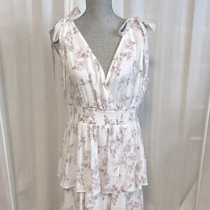 Maxi Sleeveless Floral Dress, Size  XL